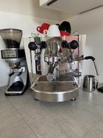 Chrome espressomachine Fracino, maler Baratza 270, Witgoed en Apparatuur, Stoompijpje, Espresso apparaat, Zo goed als nieuw, 1 kopje