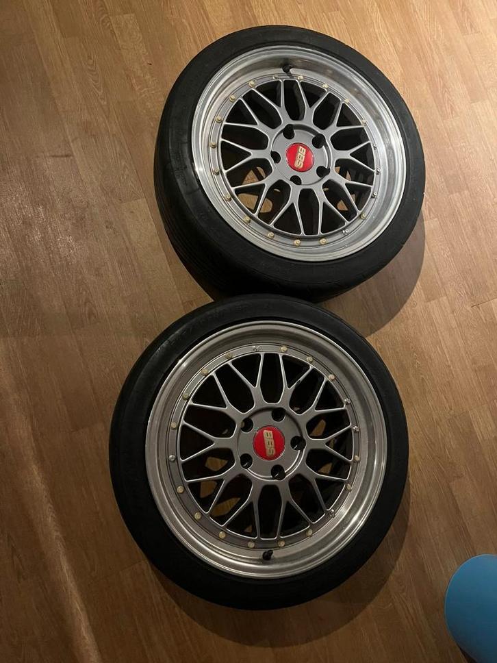 bmw bbs reps 18inch semi slicks, Auto-onderdelen, Banden en Velgen, Velg(en), Zomerbanden, 18 inch, 225 mm, Personenwagen, Gereviseerd