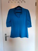 Kobaltblauw shirt Lien en Giel, maat XL (valt als L), Blauw, Maat 46/48 (XL) of groter, Ophalen of Verzenden, Zo goed als nieuw