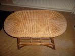 rotan salontafel, Huis en Inrichting, Tafels | Salontafels, Ophalen, Gebruikt, 50 tot 100 cm, Rond
