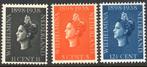 Wilhelmina, NVPH 310-312, ongebruikt, Postzegels en Munten, Postzegels | Nederland, Verzenden, T/m 1940, Postfris