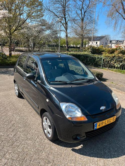 Chevrolet Matiz 0.8 2009 Zwart 5 deurs elektrische ramen, Auto's, Chevrolet, Particulier, Matiz, Benzine, B, Hatchback, Handgeschakeld