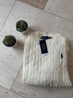 Ralph Lauren Kabel Trui Wit - Nieuw met Prijskaartje, Kleding | Dames, Truien en Vesten, Verzenden, Nieuw, Maat 42/44 (L), Wit