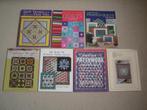 7 Quilt boeken in het Engels, Ophalen of Verzenden, Gelezen, Borduren en Naaien