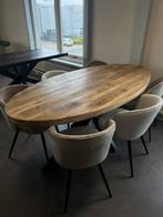 Nieuwe eettafel gemaakt van mangohout! Nergens goedkoper!, 200 cm of meer, Nieuw, Ophalen of Verzenden, Vijf personen of meer