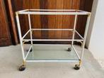 Vintage Regency bar cart / theewagen/ serveerwagen, Huis en Inrichting, Tafels | Sidetables, Ophalen, 50 tot 100 cm, Zo goed als nieuw