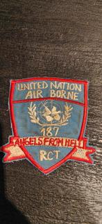 US Army 187th Airborne Range RCT United Nation Angels From H, Verzamelen, Ophalen of Verzenden, Landmacht, Amerika, Embleem of Badge
