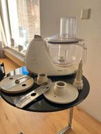 Retro Tefal Keukenmachine met Messen, 1 tot 2 liter, Ophalen of Verzenden, Gebruikt, 3 snelheden of meer