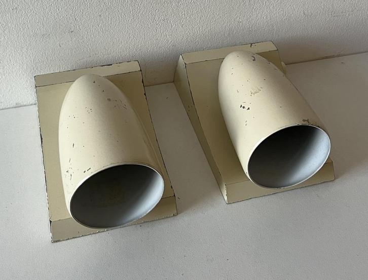 Paar Swivelier wandlampen uit SS Rotterdam, Huis en Inrichting, Lampen | Wandlampen, Gebruikt, Metaal, Ophalen of Verzenden