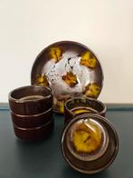 Vintage retro pindaset Jan van Erp – fat lava stijl, Ophalen of Verzenden, Huis en Inrichting