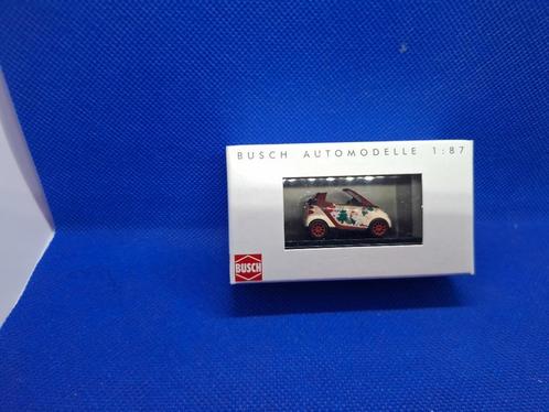 Busch 46170-138 Smart Fortwo X-mas, Hobby en Vrije tijd, Modelauto's | 1:87, Nieuw, Auto, Overige merken, Ophalen of Verzenden