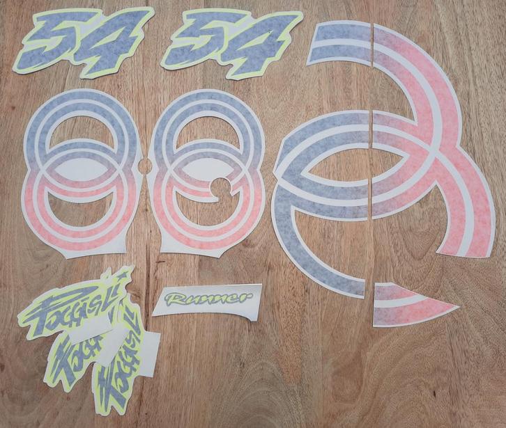 Stickerset Gilera Runner Poggiali 577736, Motoren, Accessoires | Stickers, Ophalen of Verzenden