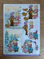 Kerst knipvel kinderen, Hobby en Vrije tijd, Kaarten | Zelf maken, Ophalen of Verzenden, Nieuw, Kerst, Knipvel