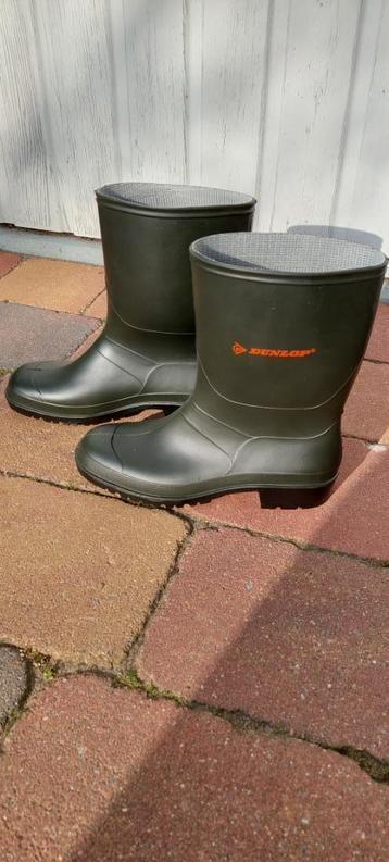 Dunlop Rubberen Kuitlaarzen M45 Groen met Zwarte Profielzool beschikbaar voor biedingen
