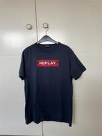 Replay shirt maat L, Kleding | Heren, T-shirts, Maat 52/54 (L), Blauw, Ophalen of Verzenden, Zo goed als nieuw