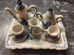 Miniatuur Delfts Blauw Theeservies, Ophalen of Verzenden