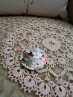 Vintage Broche van Cloisonne ** Mimosa **, Ophalen of Verzenden, Zo goed als nieuw, Overige materialen