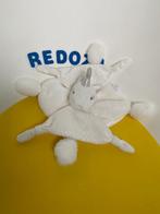 540 Doudou et compagnie knuffellap lap eenhoorn wit, Ophalen of Verzenden, Zo goed als nieuw, Overige typen