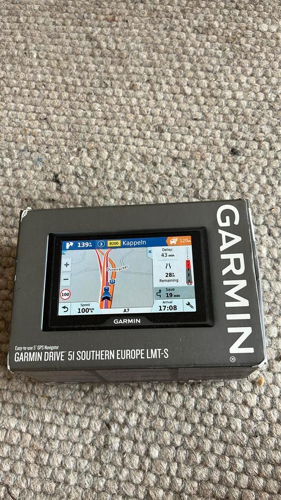 Garmin drive 5I Southern Europe LMT-S, Auto diversen, Autonavigatie, Zo goed als nieuw, Ophalen of Verzenden