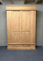 Grote teak jagerskast onbehandeld, Huis en Inrichting, 7577RB Oldenzaal, 100 tot 150 cm, 200 cm of meer, Teakhout