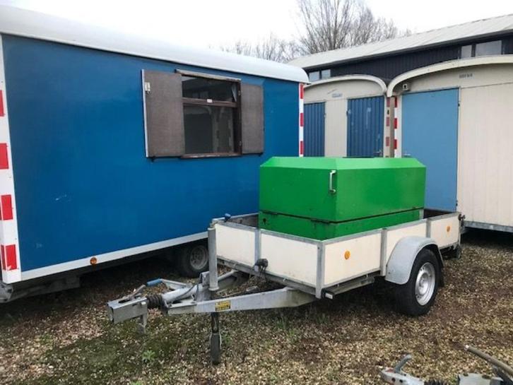 Compressor Ingersoll Rand 3 cilinder diesel m. NAkoeler, Doe-het-zelf en Verbouw, Compressors, Gebruikt, 6 tot 10 bar, 100 liter of meer