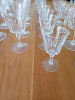 6 kristallen borrelglaasjes, Antiek en Kunst, Antiek | Glas en Kristal, Ophalen of Verzenden