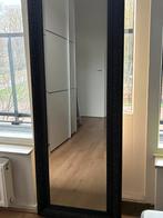 Zwarte barok spiegel met facet rand, Huis en Inrichting, Woonaccessoires | Spiegels, Ophalen, Zo goed als nieuw, 150 tot 200 cm