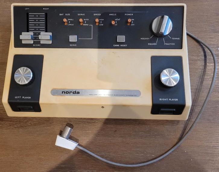 Vintage spelcomputer NORDA ik vermoed PONG-achtig, Spelcomputers en Games, Spelcomputers | Overige, Gebruikt, Ophalen of Verzenden
