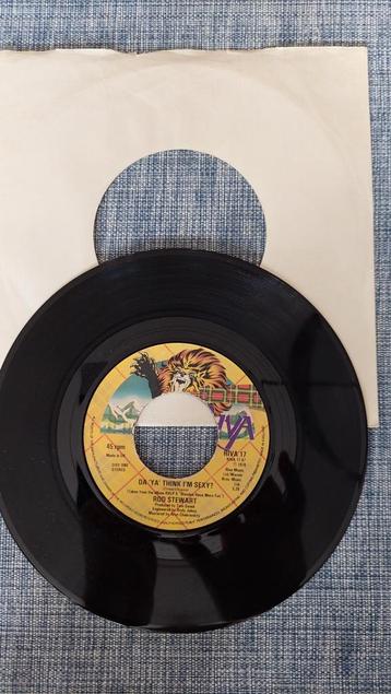 Single Rod Stewart - Da' Ya Think I'm Sexy?  Top40hit 1978 beschikbaar voor biedingen