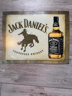 Jack Daniels Blikken Reclamebord, Ophalen of Verzenden, Gebruikt, Reclamebord
