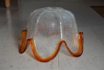 Murano vintage lampenkap oranje Italië beschikbaar voor biedingen