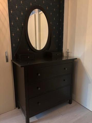 IKEA Hemnes Spiegelkast lades Dressoir Zwart beschikbaar voor biedingen