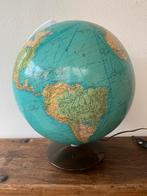 Vintage glazen globe, Huis en Inrichting, Woonaccessoires | Wereldbollen, Ophalen of Verzenden, Zo goed als nieuw