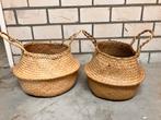 Twee Zeegras Manden - 40 en 45 cm, Huis en Inrichting, Woonaccessoires | Schalen en Manden, Mand, Rond, Ophalen of Verzenden, Zo goed als nieuw