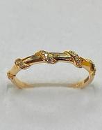 Ring 14k Goud, Nieuw, Ophalen of Verzenden, 17 tot 18, Met edelsteen