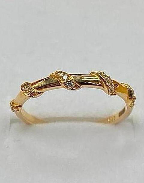 Ring 14k Goud, Sieraden, Tassen en Uiterlijk, Ringen, Nieuw, Dame, 17 tot 18, Goud, Goud, Met edelsteen, Ophalen of Verzenden