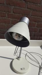 Bureaulamp industrieel grijs/wit, merk Massive, met schakela, Ophalen of Verzenden
