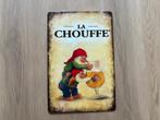 Prachtig vintage La Chouffe bord (30x20), Ophalen of Verzenden, Nieuw, Reclamebord, Plaat of Schild, Overige merken