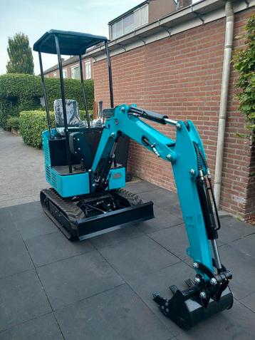 Nieuw!! Minigraver/minikraan diesel 1000 kilo beschikbaar voor biedingen