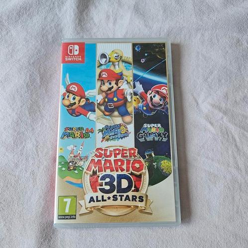 Super Mario 3D All-Stars nooit geopend, Spelcomputers en Games, Games | Nintendo Switch, Zo goed als nieuw, Overige genres, 1 speler
