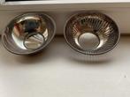 TWEE VERZILVERDE SCHAALTJES, Ophalen of Verzenden