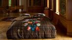 Essenza dekbedovertrek SATIJN SALE Beautiful bouquet, Huis en Inrichting, Slaapkamer | Beddengoed, Eenpersoons, Bruin, Verzenden