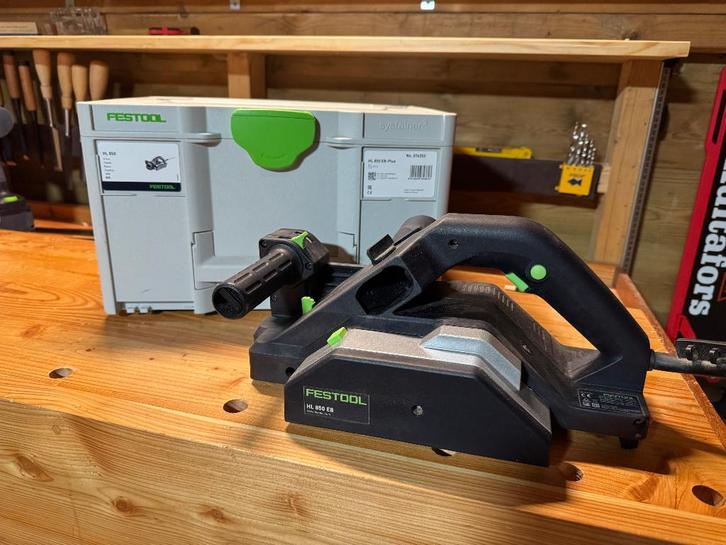 Festool HL 850 EB Plus schaafmachine met garantie en extra’s, Doe-het-zelf en Verbouw, Schaafmachines, Gebruikt, Elektrisch, Ophalen of Verzenden