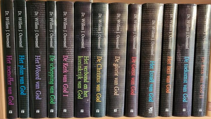 W.J. Ouweneel Evangelisch-dogmatische reeks 13 dln compleet, Boeken, Godsdienst en Theologie, Zo goed als nieuw, Christendom | Protestants