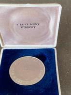 Juliana 25 Jaar Regering Jubileum in Cassette, Koningin Juliana, Zilver, Ophalen of Verzenden, Losse munt