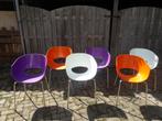 6 Kuipstoelen, Huis en Inrichting, Stoelen, Ophalen, Overige kleuren, Zo goed als nieuw, Metaal