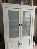 Witte kast met glazen deuren (ophalen in hoek van holland), Huis en Inrichting, Kasten | Buffetkasten, Overige materialen, Gebruikt