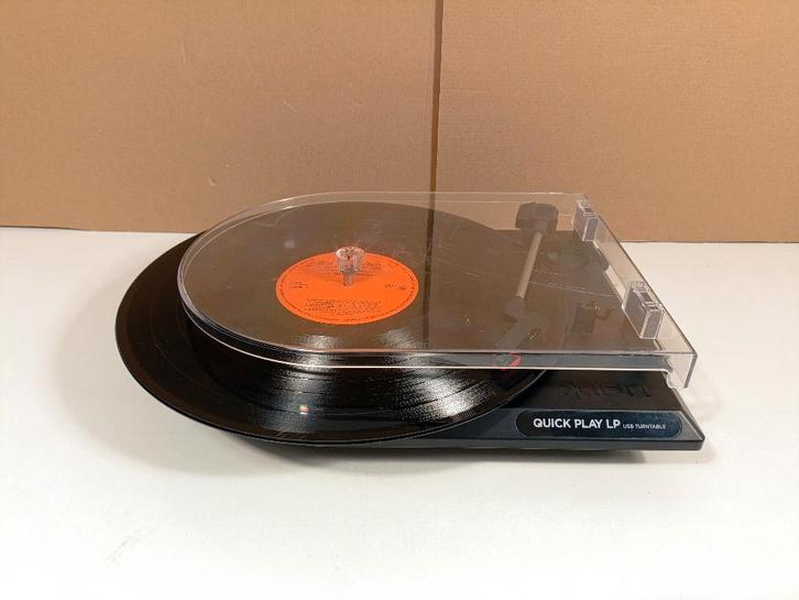 ION Quick Play LP USB Platenspeler, Audio, Tv en Foto, Platenspelers, Gebruikt, Platenspeler, Overige merken, USB-aansluiting