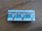 Philips 50W halogeen lampen - 3 stuks, Ophalen of Verzenden, Nieuw, 30 tot 60 watt, Halogeen (gloei)lamp