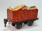 Leuke Marklin spoor 0 wagon beladen met houtjes, Ophalen of Verzenden